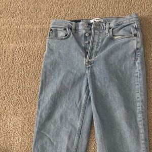Re/Done High Rise Light Blue Jeans